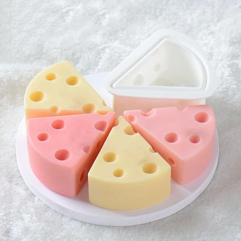 Молд силиконовый Сыр 70 на 55 на 40 мм белый Киев - изображение 8