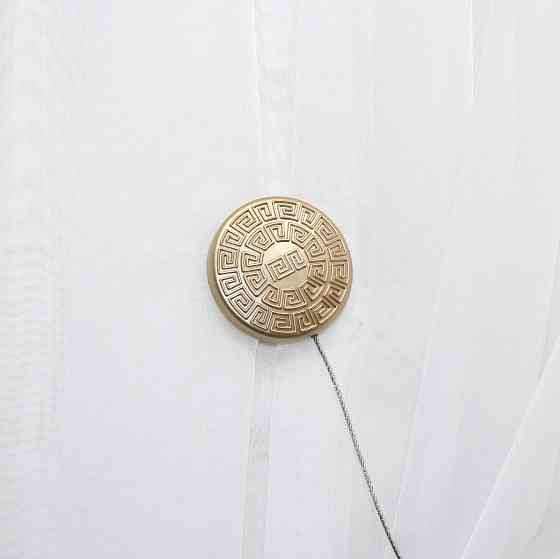 Магніти для штор і гардин (107м) Родос набір 2 шт Злотистий (81-021) Київ