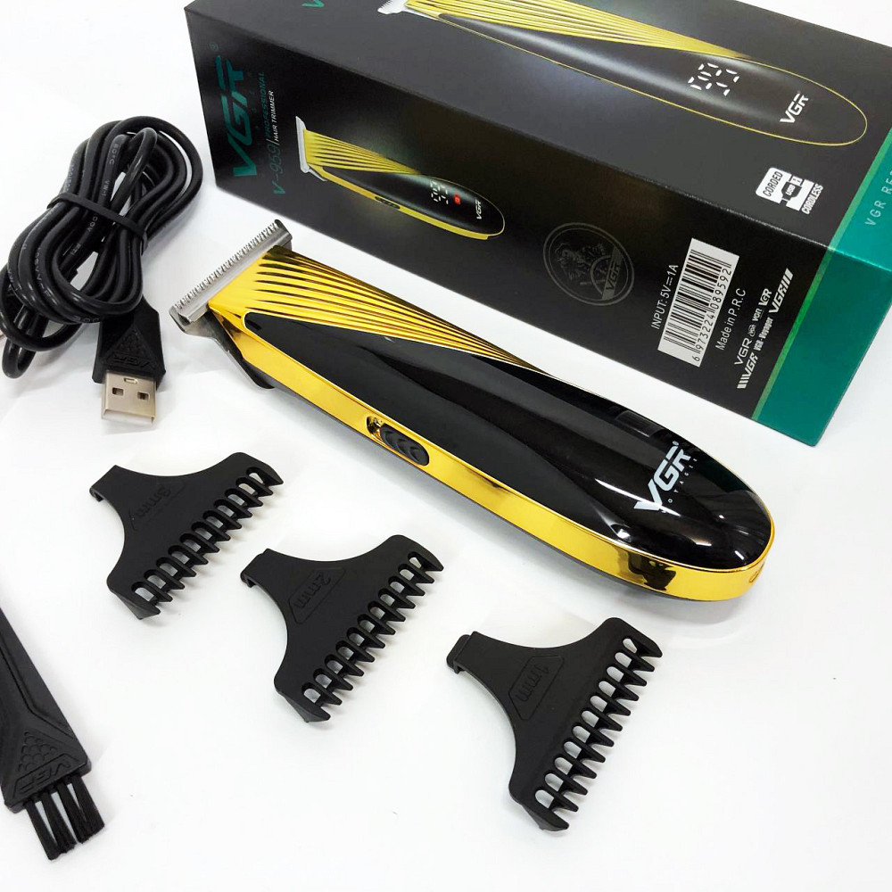 Машинка для стрижки волос с регулируемой насадкой, Универсальная машинка для стрижки головы и бороды QG-43 Львов - изображение 7