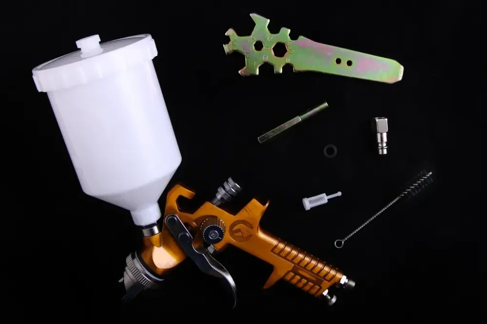 Пистолет покрасочный пневмат. Intertool HVLP 1.5мм в/б пластик 600мл Винница - изображение 1