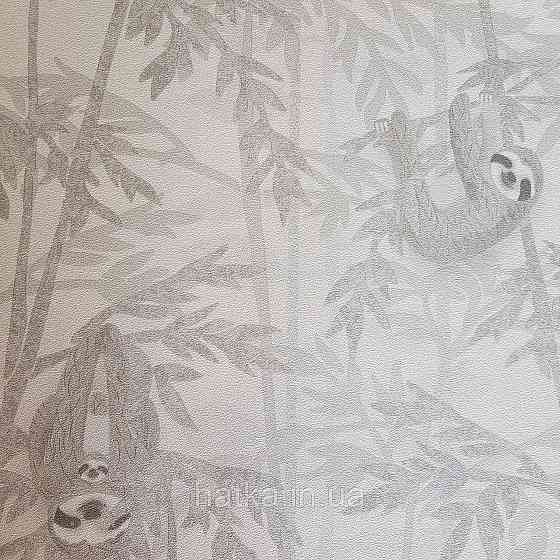 Шпалери флізелінові BN Doodleedo 0,53 х 10 м дитячі тропіки ведмеді коали сірі бежеві Київ