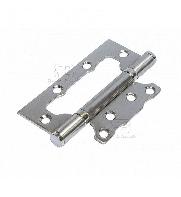 Петля накладна метелик Ricardo Borelli 100х63х2.0 мм на підшипниках SN матовий нікель Київ - фото 1