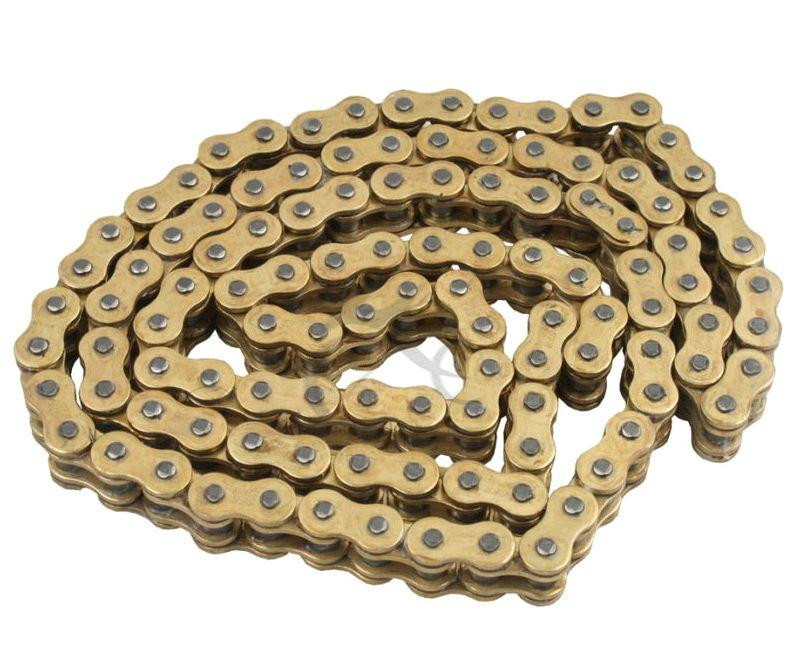 Цепь 520-104H Ямаха, мотоцикл Лифан, ИЖ, мотороллер Муравей (желтая) Мукачево - изображение 1