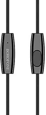 Навушники дротові BOROFONE BM31 Mysterious універсальні з мікрофоном, колір чорний BM31B Одеса