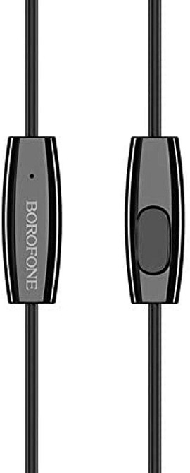 Навушники дротові BOROFONE BM31 Mysterious універсальні з мікрофоном, колір чорний BM31B Одеса - фото 3