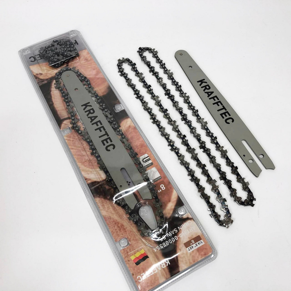 Комплект ланцюгів шини та аксесуари ланцюга 45 см + 2 цепи, Ланцюг для електропил, Ланцюги пильні ZK-21 Львів - фото 3