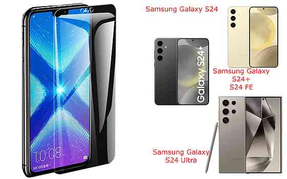 Захисне скло NeoGlass для Samsung Galaxy S24, S24+, S24 FE, S24 Ultra – надпрозоре та стійке Київ