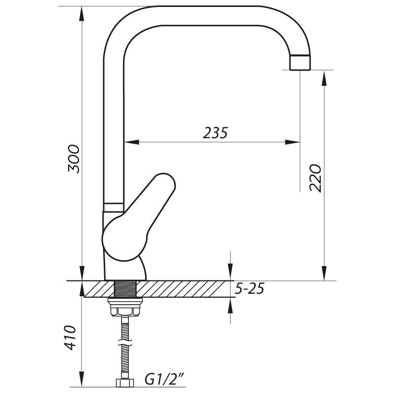 Змішувач для кухні Zerix SOP7 045   ( ZX2652 ) 37187 Харьков - изображение 2