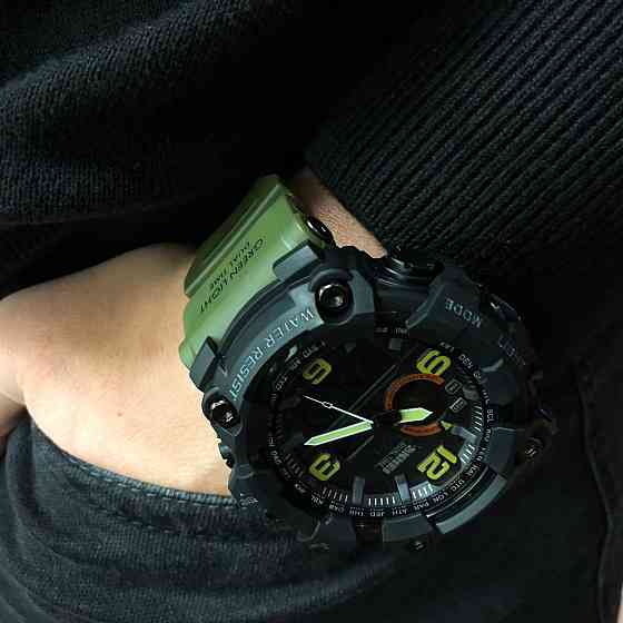 Найкращий тактичний годинник SKMEI 1520AG ARMY GREEN, Годинники військові з WL-850 офіційною гарантією Київ