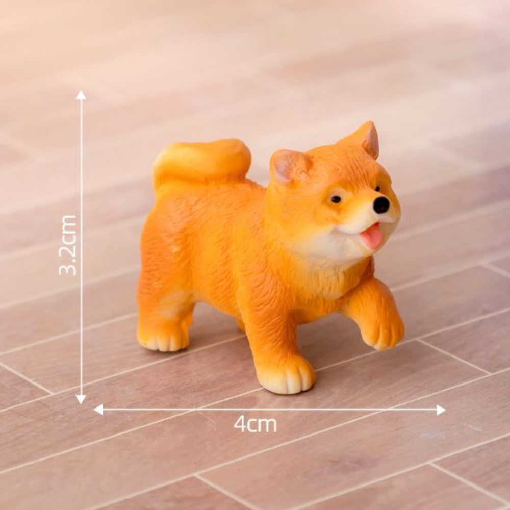 Миниатюрные фигурки Щенки Сиба-ину для флорариума, мини-сада,  миниатюры, хендмейда и творчества Одесса - изображение 6