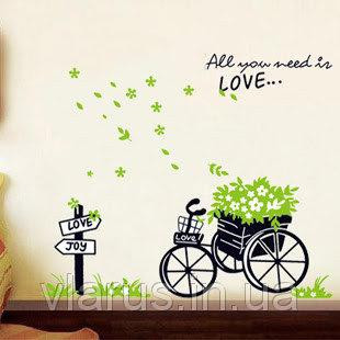 Вінілова наклейка на стіну Прованс Київ - фото 3