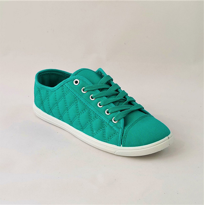 .Женские Кроссовки Мокасины Слипоны Бирюза Кеды (размеры: 37) Днепр - изображение 3