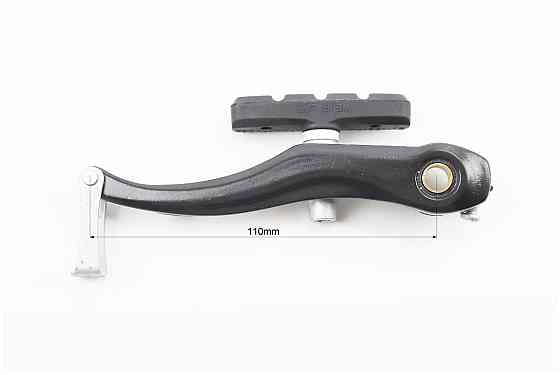 Гальмо V-brake 110мм (2 колеса) з ручками, тросами, алюмінієве, чорне Киев