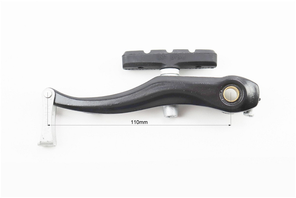 Гальмо V-brake 110мм (2 колеса) з ручками, тросами, алюмінієве, чорне Київ - фото 3