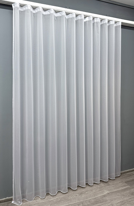 Тюль VR-Textil 1737т Ялинка Жакард Туреччина Білий 400х270 см (42-1216) Київ - фото 3