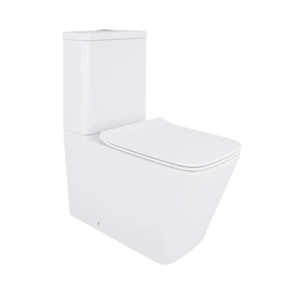 Унітаз підлоговий Qtap Crow Eco безобідковий із сидінням Soft-close QTCRO27W48750 Київ - фото 11