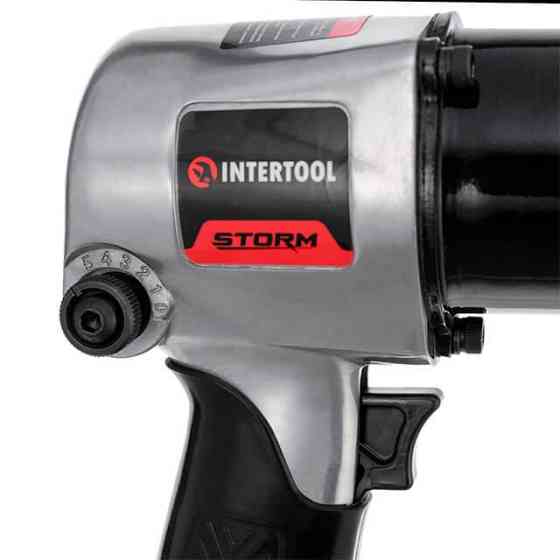Гайковерт пневматичний 1/2", професійний, до 6 атм, 576 Нм, 7500 об/хв, 230 л/хв, STORM INTERTOOL PT-1103 Київ