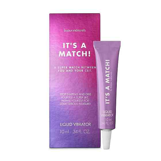 Жидкий вибратор Bijoux Indiscrets Clitherapy Liquid Vibrator – IT'S A MATCH Sex Aura Киев