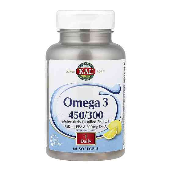 Омега-3 KAL Omega 3 450/300 — 60 капс Київ