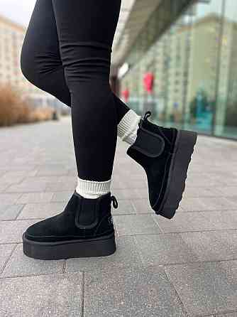 PLPS Угги жіночі PLPS 5854-13 чорні (зима, замша натуральна) (5681) Коломия