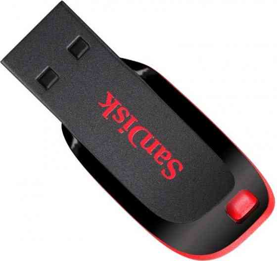 Флеш-накопичувач SanDisk USB 2.0 Cruzer Blade 16Gb Black/Red Київ
