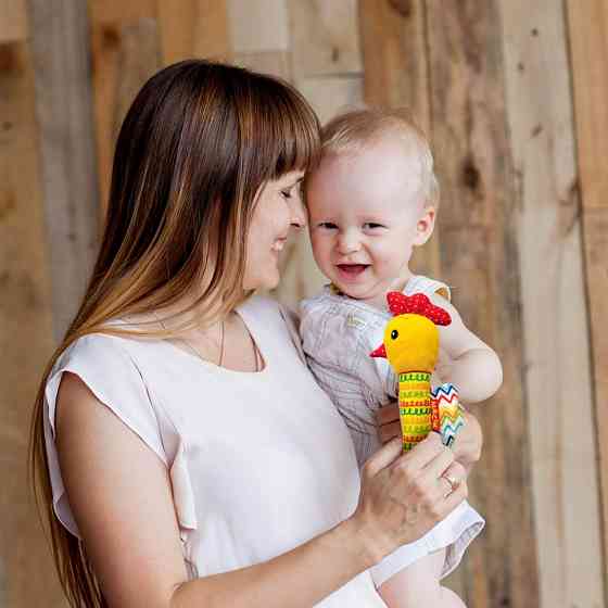 Іграшка м'яконабивна «Брязкальце Півник» МС 010302-02 Вінниця