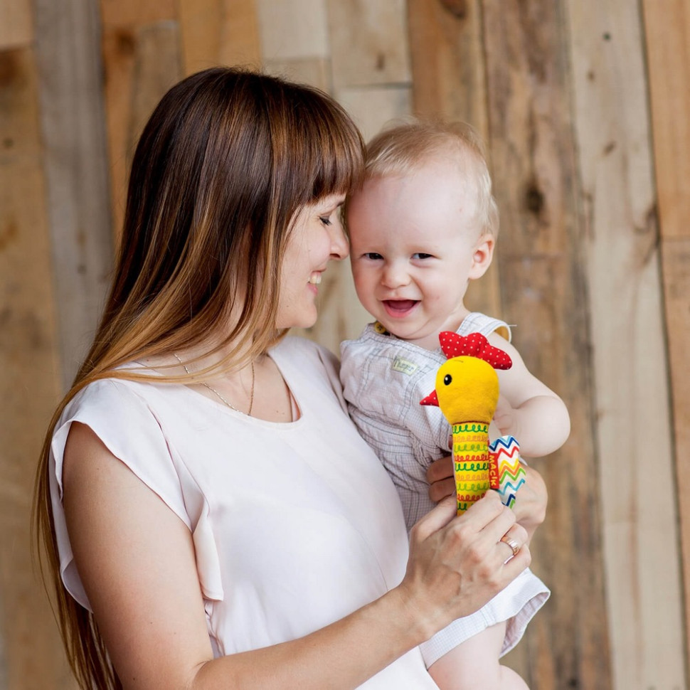 Іграшка м'яконабивна «Брязкальце Півник» МС 010302-02 Вінниця - фото 2