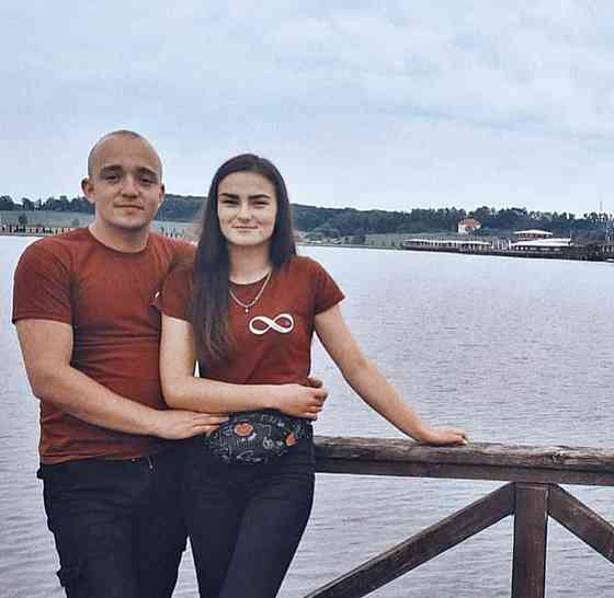 Парні футболки для хлопця та дівчини зі знаком нескінченності Чернівці