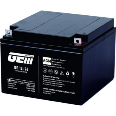 Батарея к ИБП GEM GS 12V-26Ah (GS 12-26) Винница - изображение 1