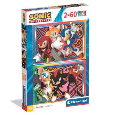 Пазл Clementoni 2 в 1 Sonic, 2 по 60 элементов (24821) Винница
