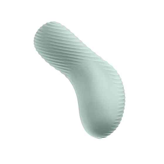 Накладний вібратор Fun Factory LAYA III sage green, ефект постукування пальцем Sex Aura Київ