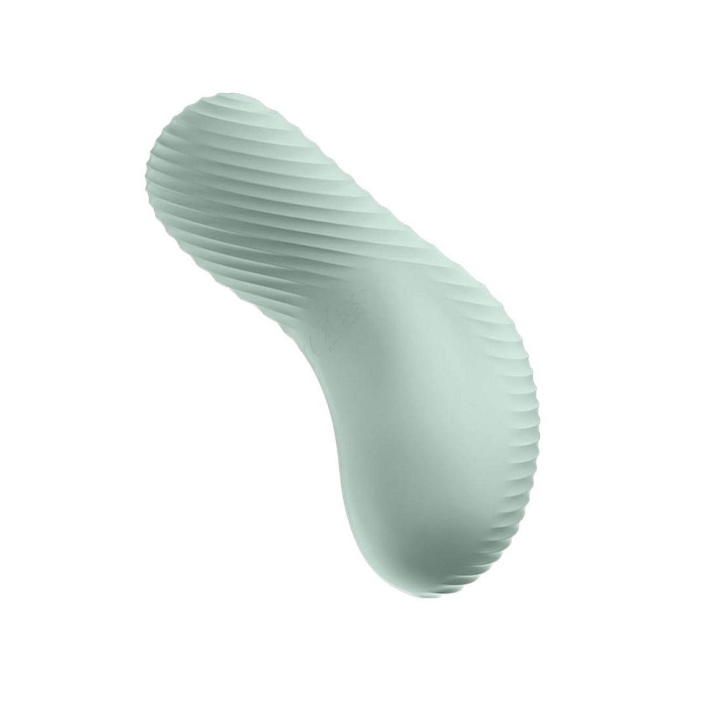 Накладний вібратор Fun Factory LAYA III sage green, ефект постукування пальцем Sex Aura Київ - фото 5