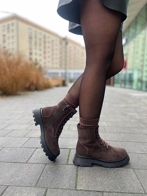 Molly Черевики жіночі MOLLY 12-16 коричневі (зима, замша натуральна) (5715) 38 Коломыя - изображение 6