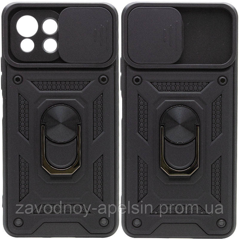 Xiaomi Mi 11 lite Противоударный чехол Hybrid (кольцо + шторка) Одесса - изображение 1