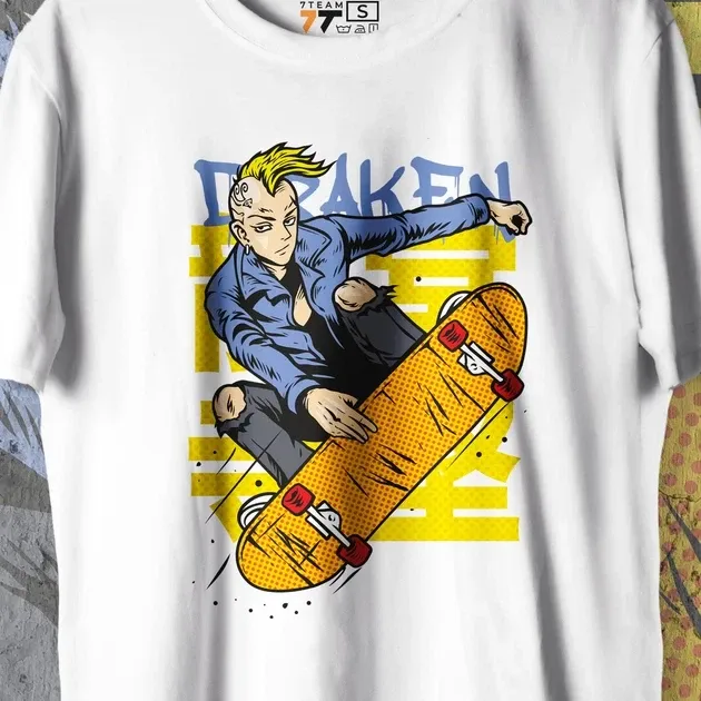 Футболка для підлітка хлопчика з принтом Токийские Мстители Рюгуджи Кен (Дракен) WE Розмір 160 Anime10600 Дніпро - фото 4