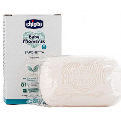Дитяче мило Chicco м'яка піна Baby Moments, 100 г (10398.00) Вінниця - фото 1