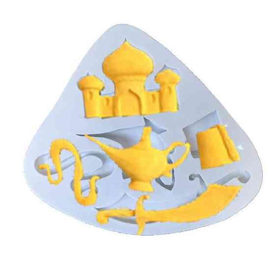 Молд силиконовый Алладин 105 на 97 мм серый Киев