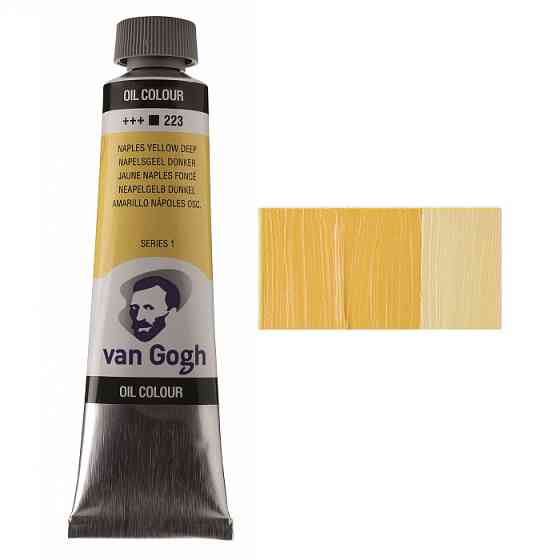 Фарба олійна VAN GOGH (223) Неаполітанський жовтий темний 40 мл Royal Talens Київ