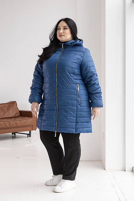 Женская демисезонная удлиненая куртка курточка больших размеров. 54-78р Киев - изображение 9