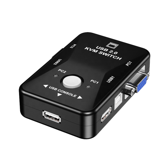 Перемикач KVM на 2 порти для двох комп'ютерів Київ