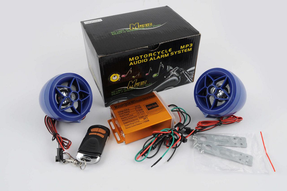 Аудиосистема (2.5, синие, сигнализация, /МР3 плеер, ПДУ) CZMP3004-4 Мукачево - изображение 1