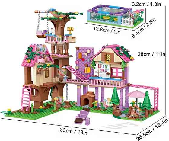 Конструктор Дружба Friends 756 блоков lego + 3 минифигурки. Харків