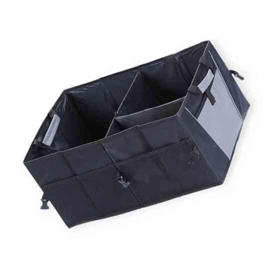 Сумка - органайзер в багажник складная 530х380х250мм (50л) 12 atelie черно-серая Мукачево