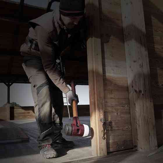 Молоток HALDER Simplex 3027 насадки із чорної гуми, білого суперпластика Одеса