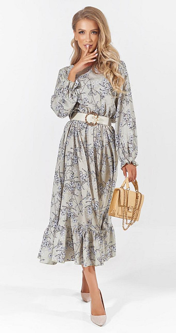 Модное платье с оборкой (46) Киев - изображение 2