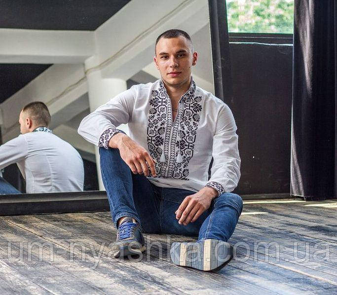 Мужская льняная вышиванка Всеволод Кривой Рог - изображение 7