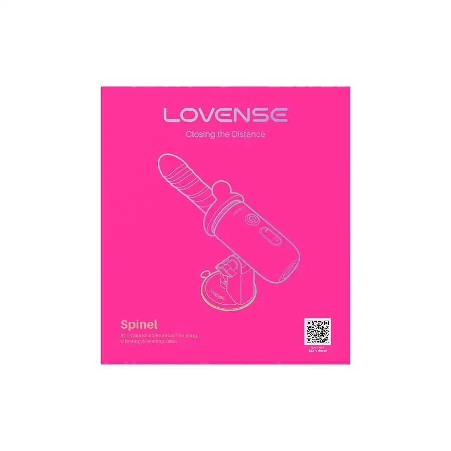 Смарт-мини секс-машина Lovense Spinel имитация фрикций, подогрев, 3 насадки, на присоске Львов - изображение 9
