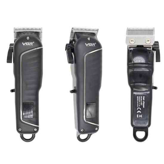 Машинка для стрижки волосся з регульованою насадкою VGR V-683, Профі машинка для стрижки волосся LI-68 Львів