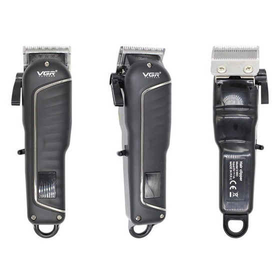 Машинка для стрижки волосся з регульованою насадкою VGR V-683, Профі машинка для стрижки волосся LI-68 Львів - фото 2