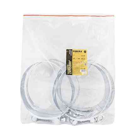 Хомут силовой оцинкованный 26мм Ø149-161мм (КРАТНО 5шт) SIGMA (2509331) Киев